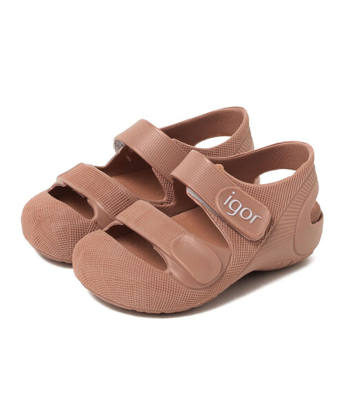 こども ビームス（コドモビームス）の「igor / BONDI SOLID サンダル 22（10.5～16cm）（サンダル・キッズ・レッド系その他4/インディゴブルー/ブラウン系その他3/グレー/オフホワイト/ピンク・15cm/16cm/13cm/14cm/12cm/14.5㎝/12.5cm/11cm/10.5cm）」の6枚目の写真
