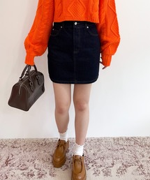 EPIMI E'PIMMY | オリジナルパッチカラーデニムスカート(デニムスカート)