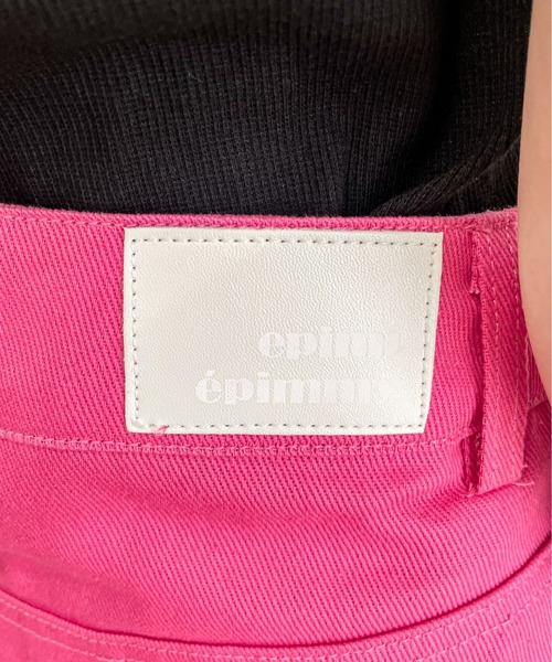 EPIMI E'PIMMY（エピミエピミー）の「オリジナルパッチカラーデニムスカート（デニムスカート・レディース・ブラック/ネイビー/ピンク/ブルー/グリーン・SMALL/MEDIUM）」の8枚目の写真