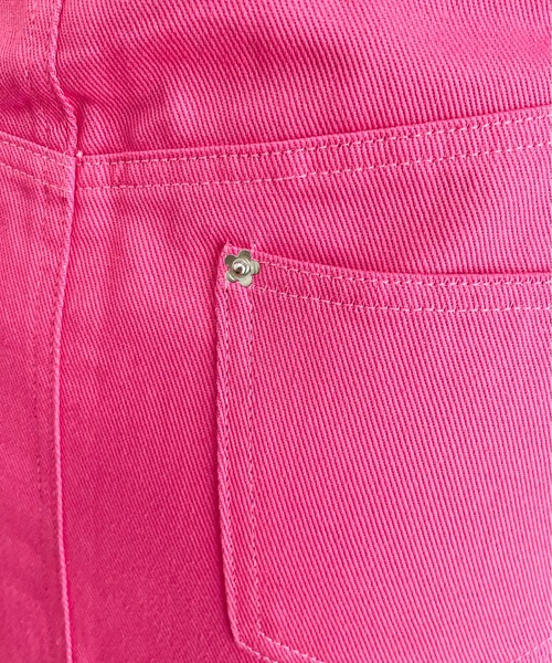 EPIMI E'PIMMY（エピミエピミー）の「オリジナルパッチカラーデニムスカート（デニムスカート・レディース・ブラック/ネイビー/ピンク/ブルー/グリーン・SMALL/MEDIUM）」の13枚目の写真