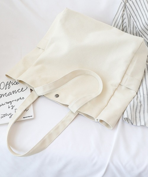 clarity blanc(クラリティーブラン)の「ビッグサイズ キャンバス トートバッグ(トートバッグ・レディース・アイボリー/グリーン/イエロー/ブラック・FREE)」の10枚目の写真