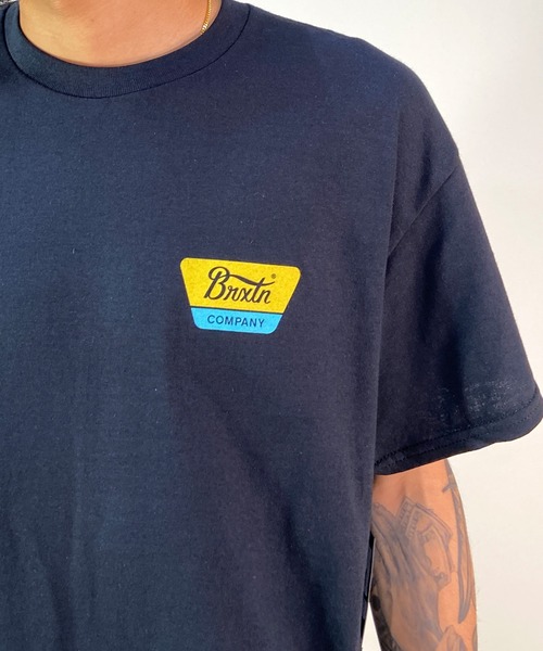 BRIXTON(ブリクストン)の「BRIXTON/ブリクストン オーバーサイズ バックプリントTシャツ/半袖Tシャツ 16172(Tシャツ/カットソー・メンズ・ブラック/アイボリー/オリーブ/ブラック系その他/ブラック系その他2/ブラウン・L/M/XL)」の10枚目の写真