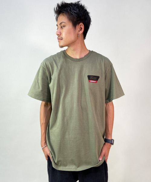 BRIXTON(ブリクストン)の「BRIXTON/ブリクストン オーバーサイズ バックプリントTシャツ/半袖Tシャツ 16172(Tシャツ/カットソー・メンズ・ブラック/アイボリー/オリーブ/ブラック系その他/ブラック系その他2/ブラウン・L/M/XL)」の21枚目の写真