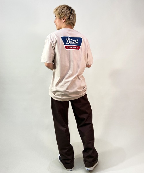 BRIXTON(ブリクストン)の「BRIXTON/ブリクストン オーバーサイズ バックプリントTシャツ/半袖Tシャツ 16172(Tシャツ/カットソー・メンズ・ブラック/アイボリー/オリーブ/ブラック系その他/ブラック系その他2/ブラウン・L/M/XL)」の8枚目の写真