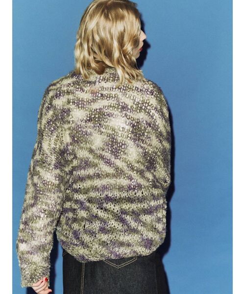 jouetie(ジュエティ)の「ループヤーンローゲージニット(ニット/セーター・レディース・ブラック/ブルー/アイボリー・MEDIUM)」の7枚目の写真