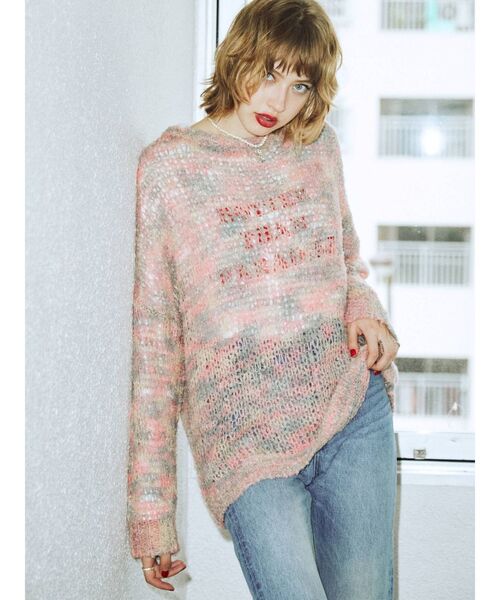 jouetie(ジュエティ)の「ループヤーンローゲージニット(ニット/セーター・レディース・ブラック/ブルー/アイボリー・MEDIUM)」の11枚目の写真