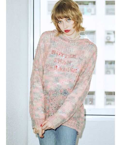 jouetie(ジュエティ)の「ループヤーンローゲージニット(ニット/セーター・レディース・ブラック/ブルー/アイボリー・MEDIUM)」の13枚目の写真