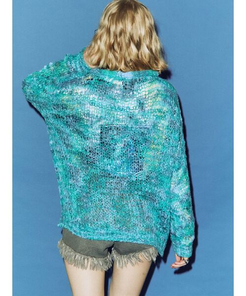 jouetie(ジュエティ)の「ループヤーンローゲージニット(ニット/セーター・レディース・ブラック/ブルー/アイボリー・MEDIUM)」の18枚目の写真