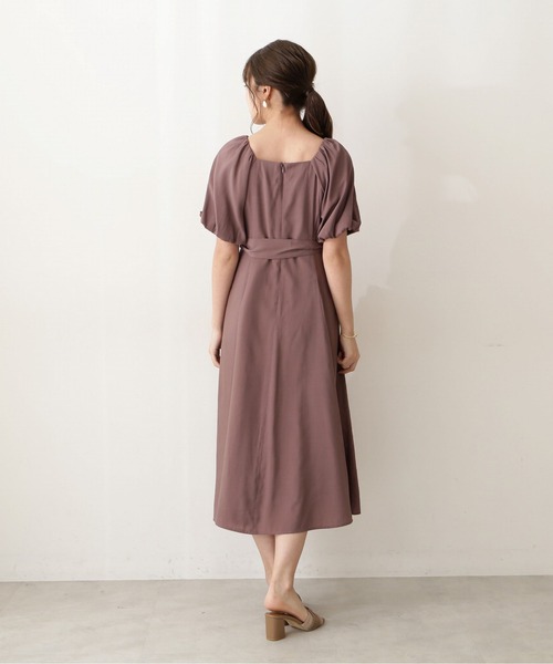 PROPORTION BODY DRESSING（プロポーションボディドレッシング）の「ボリュームスリーブロングワンピース / 1212240509（ワンピース・レディース・ブラウン/オレンジ/ブルー・SMALL/MEDIUM）」の7枚目の写真