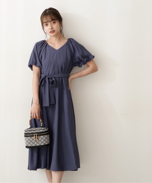 PROPORTION BODY DRESSING（プロポーションボディドレッシング）の「ボリュームスリーブロングワンピース / 1212240509（ワンピース・レディース・ブラウン/オレンジ/ブルー・SMALL/MEDIUM）」の8枚目の写真