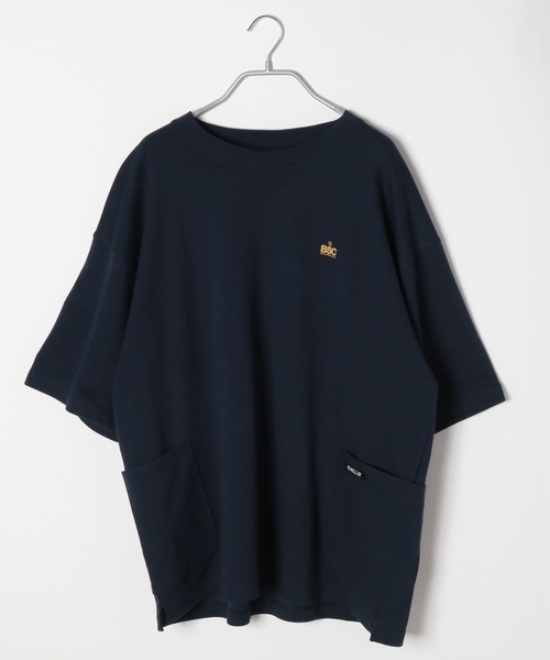 BAYFLOW(ベイフロー)の「【WELLBE(ウェルビー)×BAYFLOW】ワンマイルトップス(Tシャツ/カットソー・メンズ・ネイビー/グリーン・MEDIUM/LARGE)」の1枚目の写真
