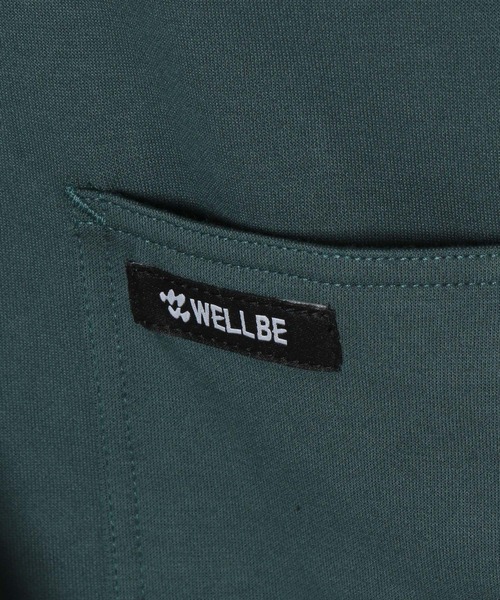 BAYFLOW(ベイフロー)の「【WELLBE(ウェルビー)×BAYFLOW】ワンマイルトップス(Tシャツ/カットソー・メンズ・ネイビー/グリーン・MEDIUM/LARGE)」の7枚目の写真