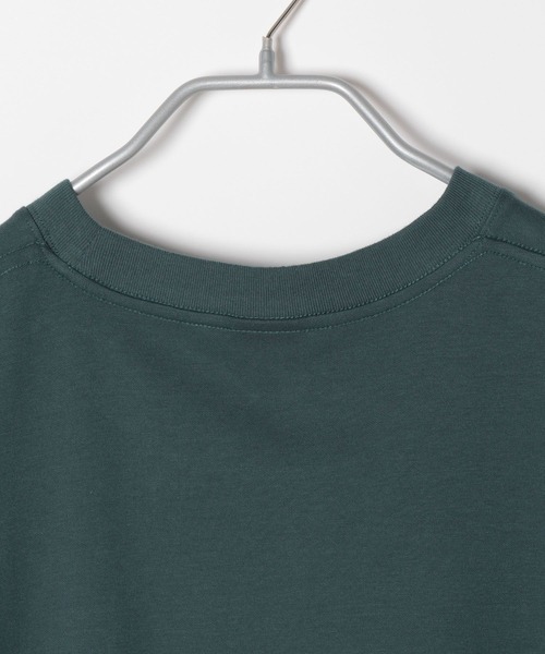 BAYFLOW(ベイフロー)の「【WELLBE(ウェルビー)×BAYFLOW】ワンマイルトップス(Tシャツ/カットソー・メンズ・ネイビー/グリーン・MEDIUM/LARGE)」の4枚目の写真