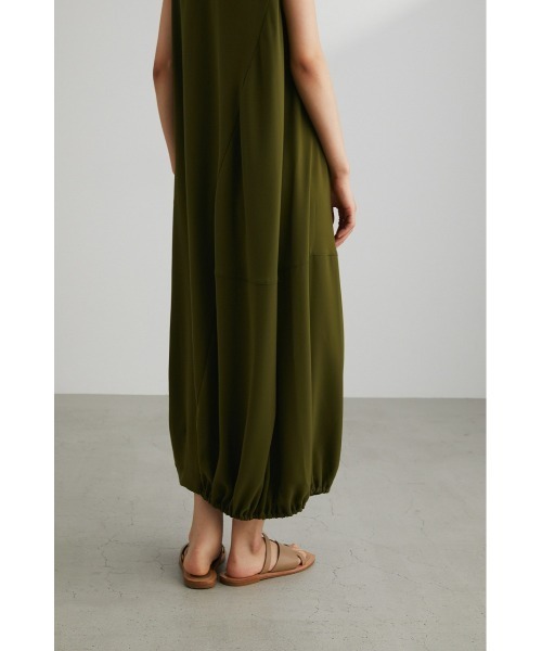 STYLEMIXER（スタイルミキサー）の「アシンメトリーバルーンワンピース（ワンピース・レディース・ブラック/カーキ・SMALL/MEDIUM）」の14枚目の写真