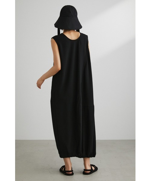 STYLEMIXER（スタイルミキサー）の「アシンメトリーバルーンワンピース（ワンピース・レディース・ブラック/カーキ・SMALL/MEDIUM）」の10枚目の写真