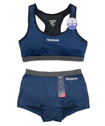 Reebok（リーボック）の「Reebok/リ－ボック肌着 キッズ 上下セット 女の子 こども アンダーウェア 切替メッシュ 下着 インナー スポーツブラ ショーツ/DRY（ブラ&ショーツ・キッズ）」