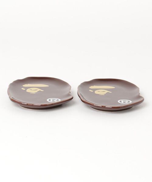 レア　A BATHING APE　モバイルクリーナー　マスコット　2体セット APE HEAD SMALL PLATE TWO PIECE SET M（食器）｜A BATHING APE