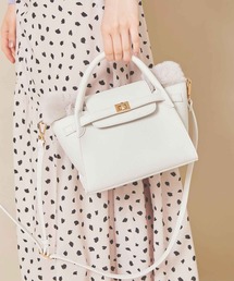 31 Sons de mode | ファー付きミニバッグ(ショルダーバッグ)