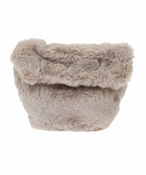 31 Sons de mode（トランテアン　ソン　ドゥ　モード）の「ファー付きミニバッグ（ショルダーバッグ・レディース・ブラック/オフホワイト/ピンク・フリー）」の19枚目の写真