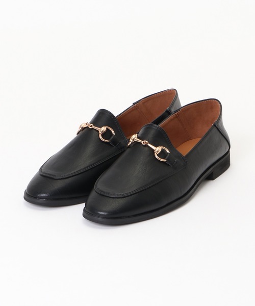 ikka(イッカ)の「ビット付きバブーシュローファー(ローファー・レディース・ベージュ/ブラック・L/M)」の6枚目の写真