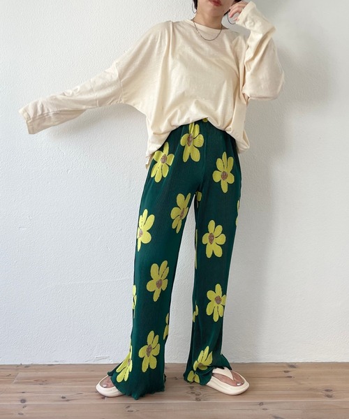 wee9s(ウィークス)の「loose fit telotelon tee / 絶妙な透け感が使いやすいルーズフィットテロンテロンティーシャツ(Tシャツ/カットソー・レディース・アイボリー/ブルー/ピンク/オレンジ/ブラック/ホワイト・FREE)」の22枚目の写真