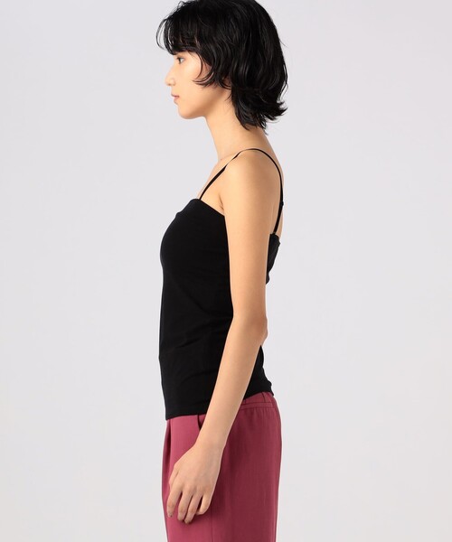 TOMORROWLAND （トゥモローランド）の「コットンジャージー キャミソール（キャミソール・レディース・ブラック/ホワイト・S）」の11枚目の写真