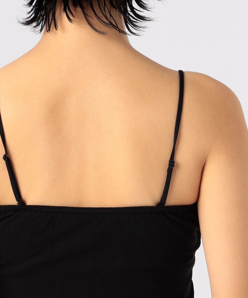 TOMORROWLAND （トゥモローランド）の「コットンジャージー キャミソール（キャミソール・レディース・ブラック/ホワイト・S）」の3枚目の写真