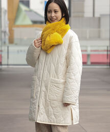 Ray BEAMS | Ray BEAMS / ボア キルト リバーシブル コート(その他アウター)