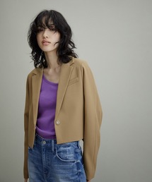 【WEB限定(一部店舗展開あり)】テーラードショートジャケット