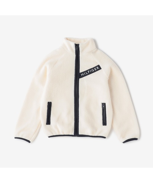 TOMMY HILFIGER(トミーヒルフィガー)の「シェルパジャケット(ブルゾン・キッズ・ホワイト・80cm/90cm/110cm/100cm/120cm)」の1枚目の写真