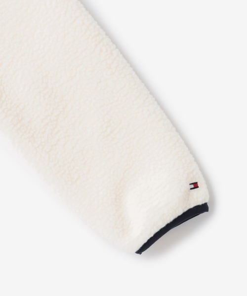 TOMMY HILFIGER(トミーヒルフィガー)の「シェルパジャケット(ブルゾン・キッズ・ホワイト・80cm/90cm/110cm/100cm/120cm)」の8枚目の写真