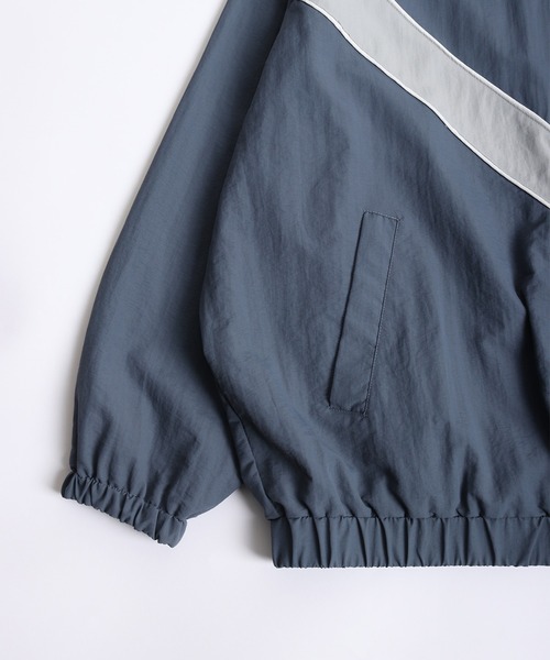 WESTSEA（ウエストシー）の「裏メッシュ 切り替えナイロンジャケット（ナイロンジャケット・メンズ・ダークグリーン/ホワイト/ダークブルー/ブラック/ネイビー・M/L）」の16枚目の写真