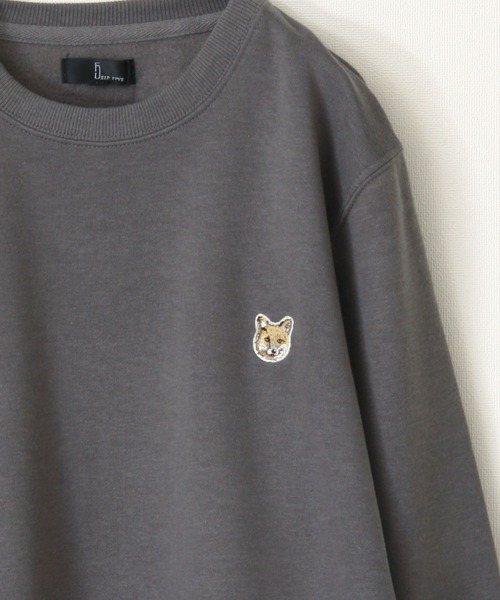 ZIP FIVE(ジップファイブ)の「【ZIP FIVE】 アソート 長袖 スウェット トレーナー 無地 / アニマル / 猫 / ロゴ 刺繍 / 白 / グレー(スウェット・レディース・カーキ系/ブルー系2/アイボリー系/杢グレー/グレー系1/ホワイト/アイボリー系1/ブラック系/グリーン系2/ブラウン/ブラウン系1/チャコール/グレー系その他3/ベージュ系/アイボリー/ネイビー系1/ブラック系2/ダークグリーン系/ダークグリーン系1/パープル系2/ブラック系3/オートミール/ベージュ系1/ホワイト系/グレー系2/カーキ系1/ブルー系1/グレー系その他/ブラック/ベージュ/ネイビー系2/ブルー系/ダークグリーン/ホワイト系2/ネイビー/ロイヤルブルー/カーキ系2/ホワイト系3/ブラウン系/アイボリー系2/ネイビー系/カーキ/グレー系その他2/ブラック系1/ブラウン系2/ダークグリーン系2/ベージュ系2/グレー系/ホワイト系1/ホワイト系その他/ダークグリーン系3/グレー系3/グレー系4/アイボリー系3/ネイビー系3/ホワイト系5/ブラック系4/ベージュ系3/ホワイト系4/ホワイト系6/ブルー系5/ブラック系5/グレー系5/ブルー系4/ブルー系3・LARGE/MEDIUM/X-LARGE)」の21枚目の写真