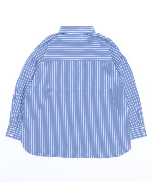 LOWRYS FARM(ローリーズファーム)の「ストライプシャツ 166616(シャツ/ブラウス・レディース・ピンク/グリーン/ブルー・FREE)」の4枚目の写真