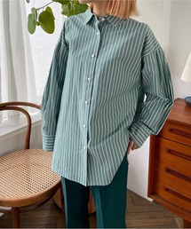 LOWRYS FARM | ストライプシャツ　166616(シャツ/ブラウス)