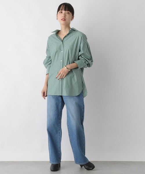 LOWRYS FARM(ローリーズファーム)の「ストライプシャツ 166616(シャツ/ブラウス・レディース・ピンク/グリーン/ブルー・FREE)」の15枚目の写真