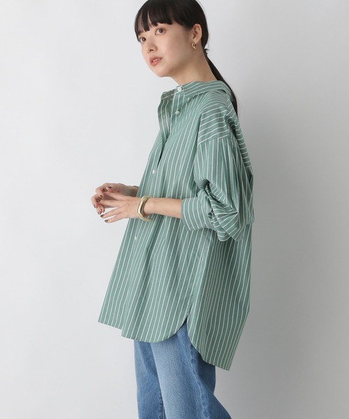 LOWRYS FARM(ローリーズファーム)の「ストライプシャツ 166616(シャツ/ブラウス・レディース・ピンク/グリーン/ブルー・FREE)」の17枚目の写真