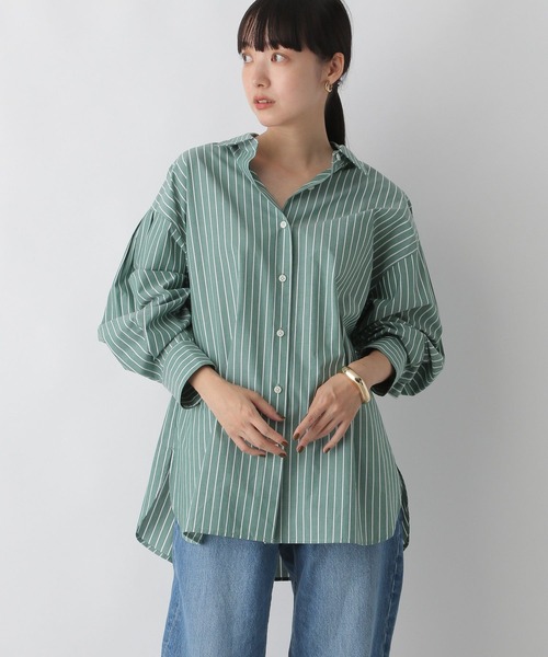LOWRYS FARM(ローリーズファーム)の「ストライプシャツ 166616(シャツ/ブラウス・レディース・ピンク/グリーン/ブルー・FREE)」の19枚目の写真