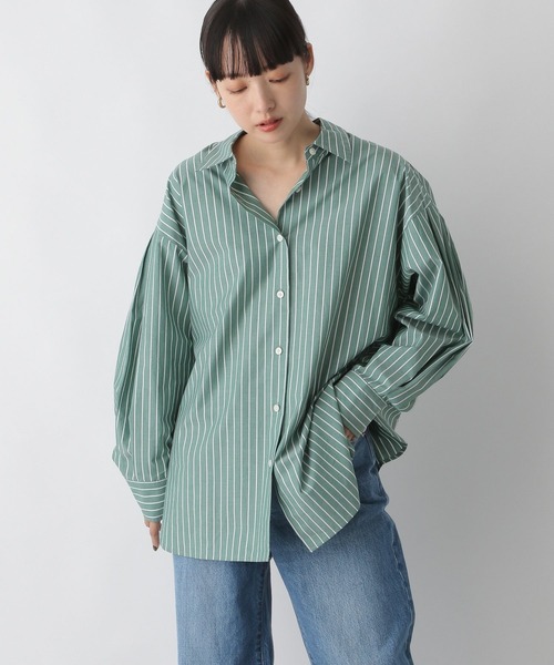 LOWRYS FARM(ローリーズファーム)の「ストライプシャツ 166616(シャツ/ブラウス・レディース・ピンク/グリーン/ブルー・FREE)」の18枚目の写真