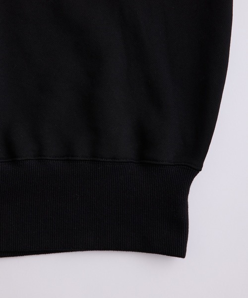 【WEB限定】ボリュームスリーブ裏起毛スウェットオフタートルネック/ハイネックトレーナー/ユニセックス