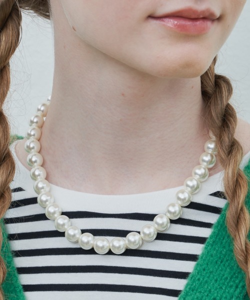 MERLOT（メルロー）の「パールネックレス（ネックレス・レディース・ホワイト・FREE）」の9枚目の写真