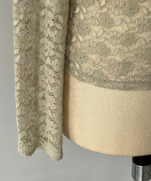 chuclla（チュクラ）の「レーシー シアータートルトップス chw22a087（Tシャツ/カットソー・レディース・ベージュ・FREE）」の16枚目の写真