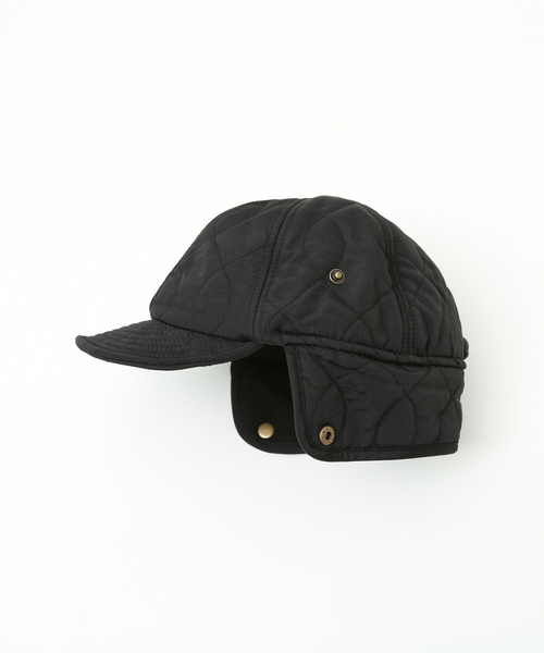 Ruben（ルーベン）の「【RUBEN/ルーベン】EARCOVER QULTING CAP/イヤーカバーキルティングキャップ　パイロットキャップ（キャップ・メンズ・ブラック/ベージュ/カーキ・フリー）」の10枚目の写真