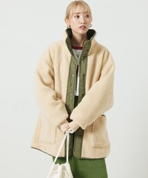 FREAK'S STORE | 【WEB限定】リバーシブルボアハーフコート/2WAY（ボア・キルティング）(その他アウター)