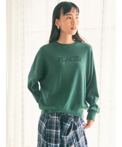 AMERICAN HOLIC(アメリカンホリック)の「刺繍ロゴニットプルオーバー(ニット/セーター・レディース・ブラウン/グリーン/ネイビー・M/L)」の18枚目の写真
