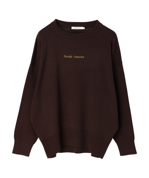 AMERICAN HOLIC(アメリカンホリック)の「刺繍ロゴニットプルオーバー(ニット/セーター・レディース・ブラウン/グリーン/ネイビー・M/L)」の15枚目の写真