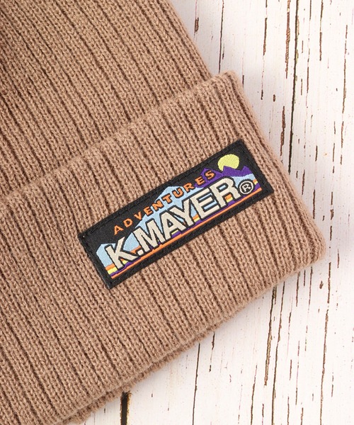 KRIFF MAYER(クリフメイヤー)の「KRIFF MAYER クリフメイヤー ニット ワッチキャップ 畔編み ニット帽 帽子 男女兼用 ユニセックス(ニットキャップ/ビーニー・メンズ・ブラック/ワイン/カーキ/ベージュ・FREE)」の12枚目の写真