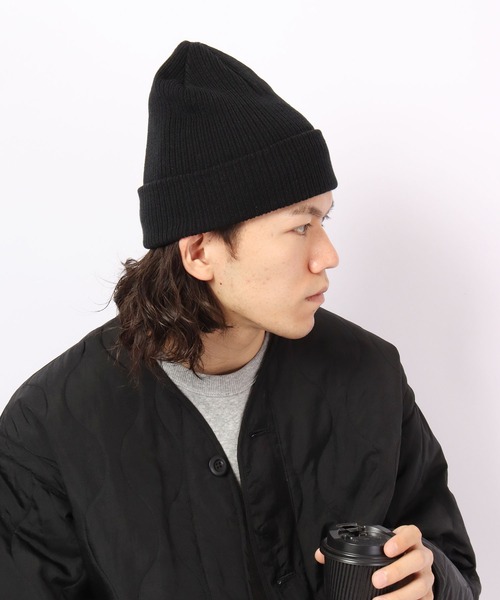 KRIFF MAYER(クリフメイヤー)の「KRIFF MAYER クリフメイヤー ニット ワッチキャップ 畔編み ニット帽 帽子 男女兼用 ユニセックス(ニットキャップ/ビーニー・メンズ・ブラック/ワイン/カーキ/ベージュ・FREE)」の13枚目の写真
