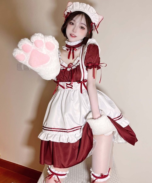OSYAREVO（オシャレボ）の「コスプレ ライン入り リボン×フリル
