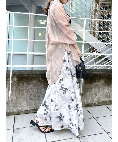 MERCURYDUO（マーキュリーデュオ）の「バックタックスキッパーシアーシャツ（シャツ/ブラウス・レディース・オフホワイト/ピンク/ベージュ/ミント/ライトブルー・FREE）」の14枚目の写真